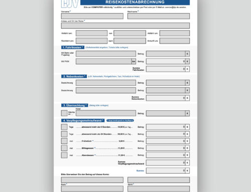 Interaktive Abrechnung im PDF