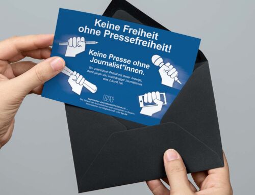 Grafikdesign & Illustration für Pressefreiheit